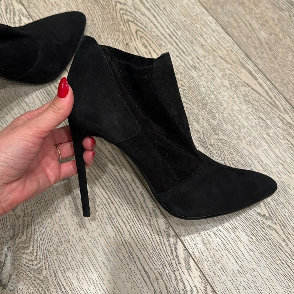 Zara suade booties